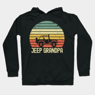 Jeep Grandpa Vintage Jeep Hoodie